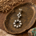 Sterling Silver and White Buffalo Pendant