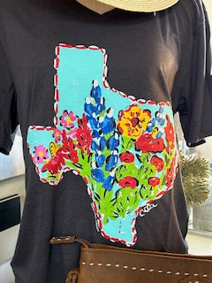 Texas Wildflowers T-shirt by Texas True Threads