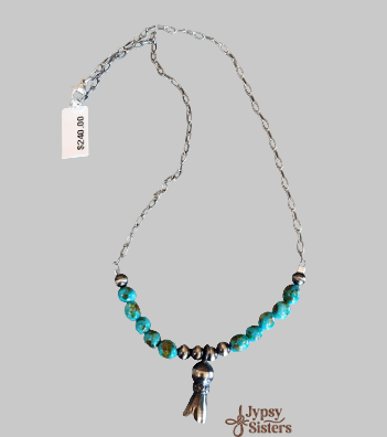 Sedona Sky Turquoise Drop Necklace