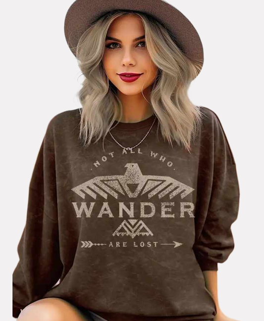 Mocha WANDERER sweatshirt