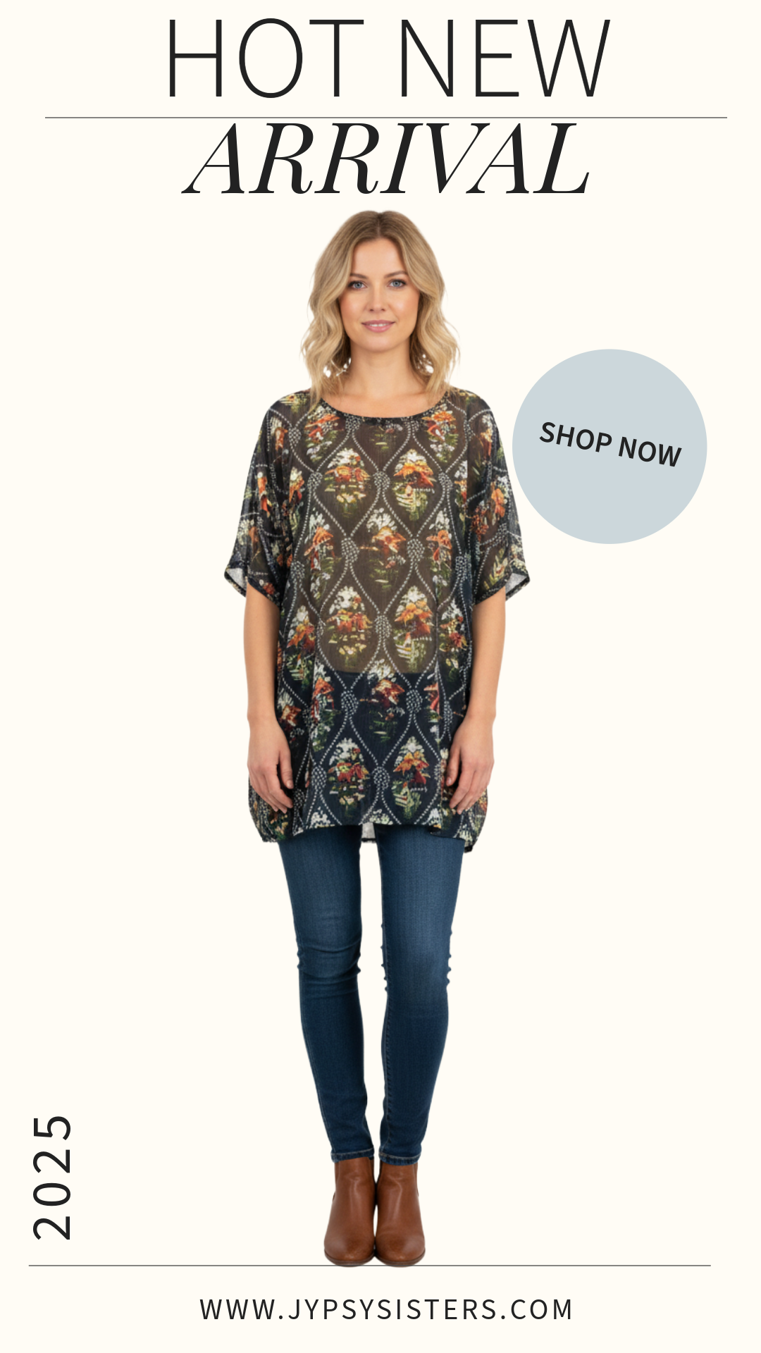 Enchanted Garden Tunic Blouse