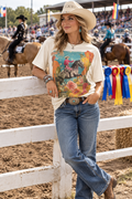Vintage Cowgirl Bling Graphic Tee