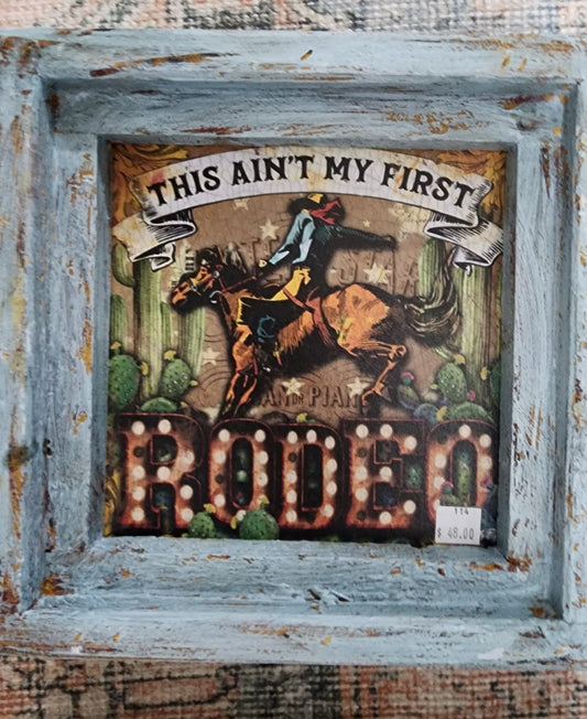 This Ain't My First Rodeo Western Print
