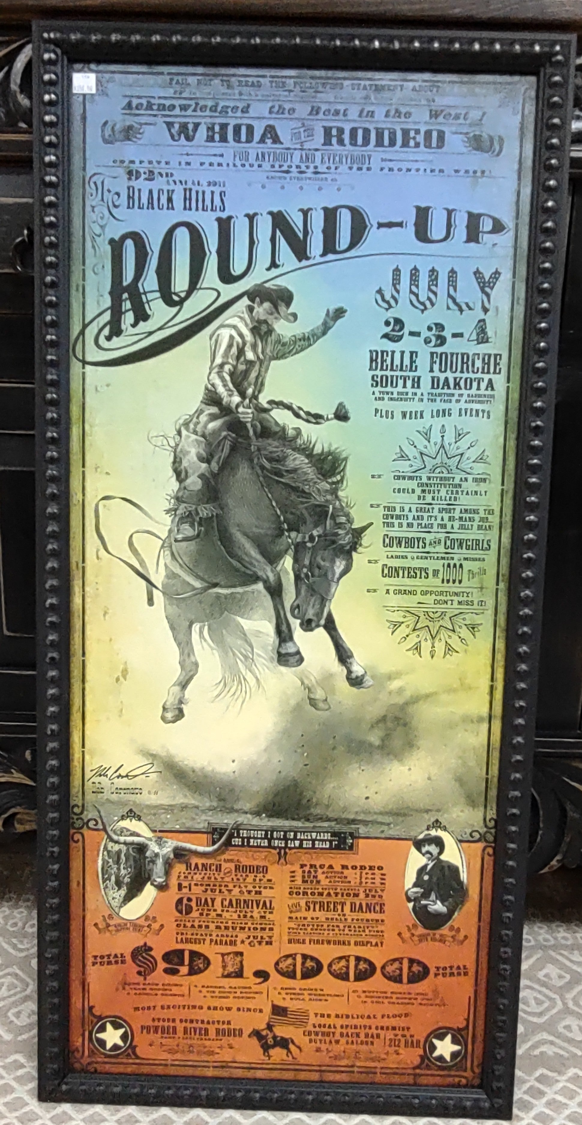 Black Hills Round-Up Poster