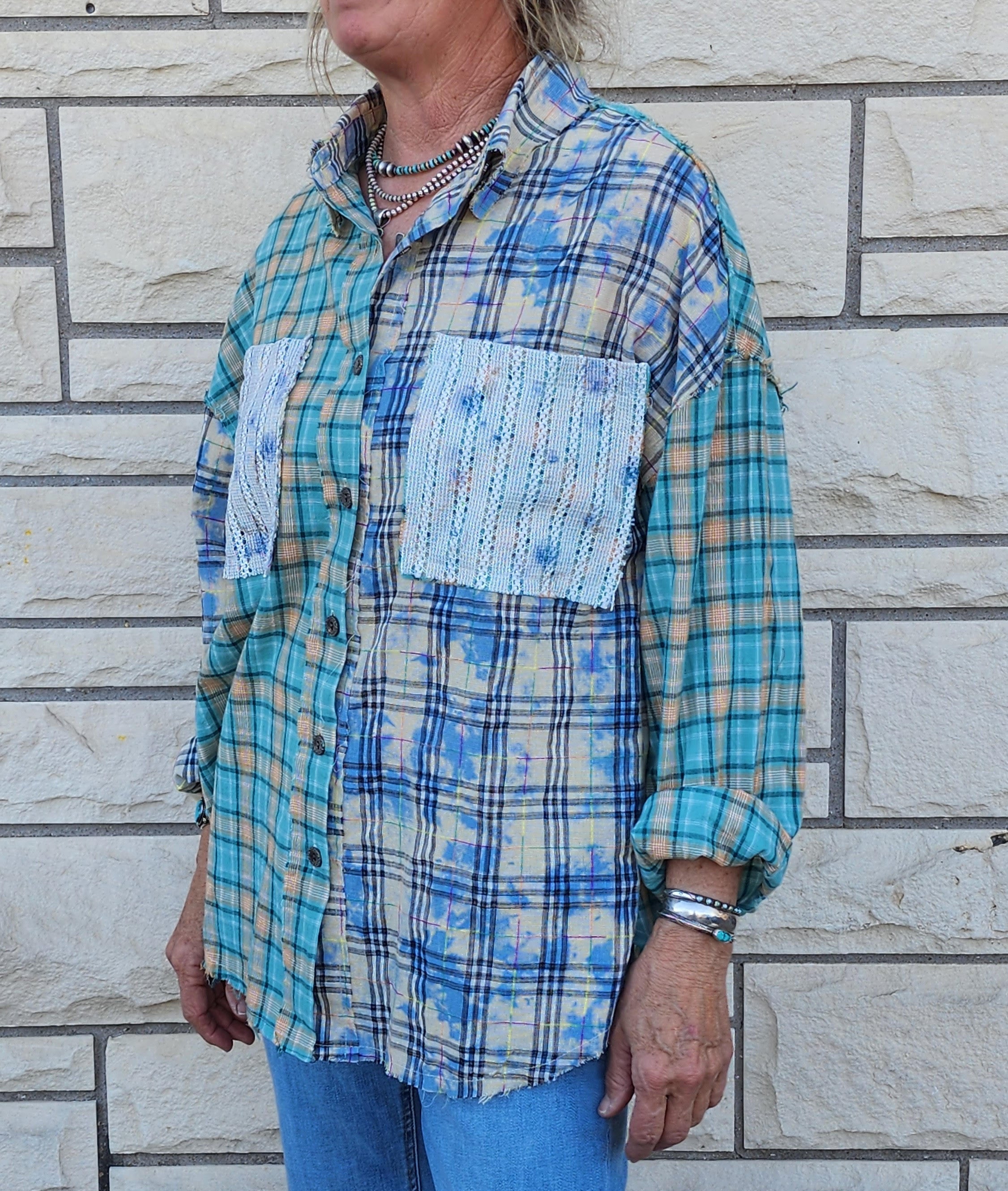 P.O.L. Long Sleeve Button Up Blouse