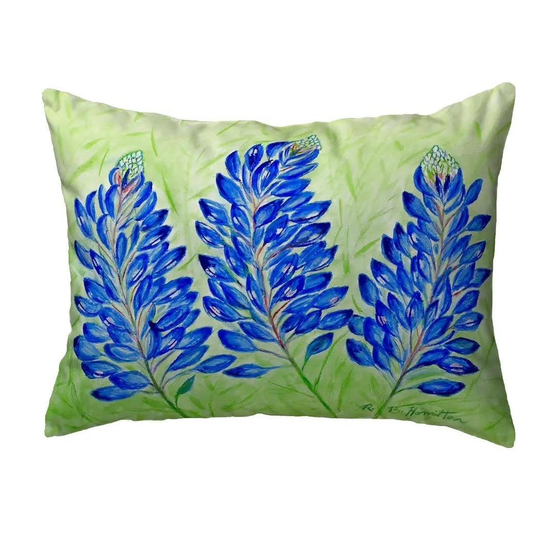 Blue Bonnet Pillow Indoor/Outdoor