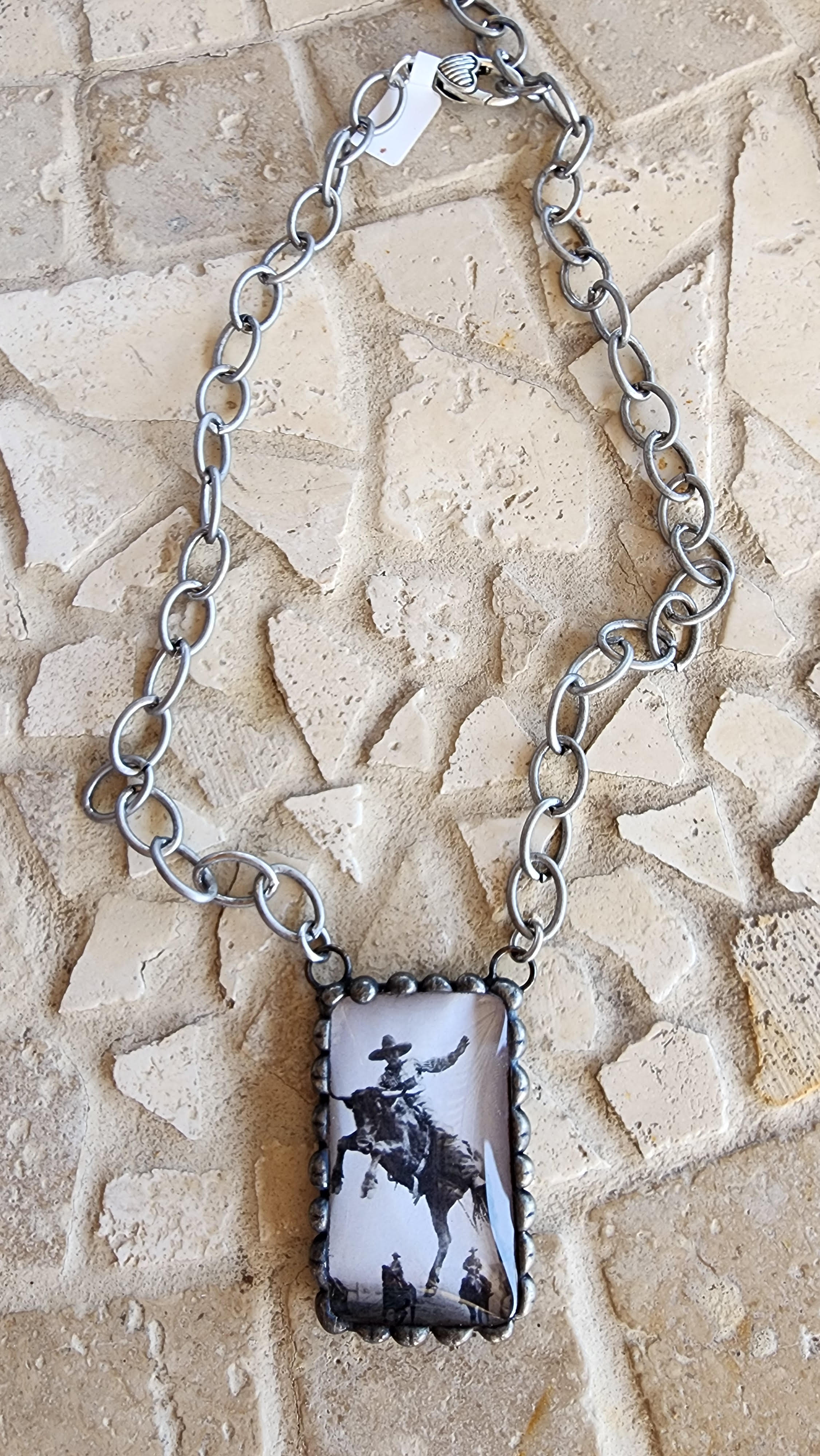 Bucking Bull Necklace