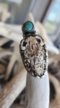 Carved Buffalo Ring