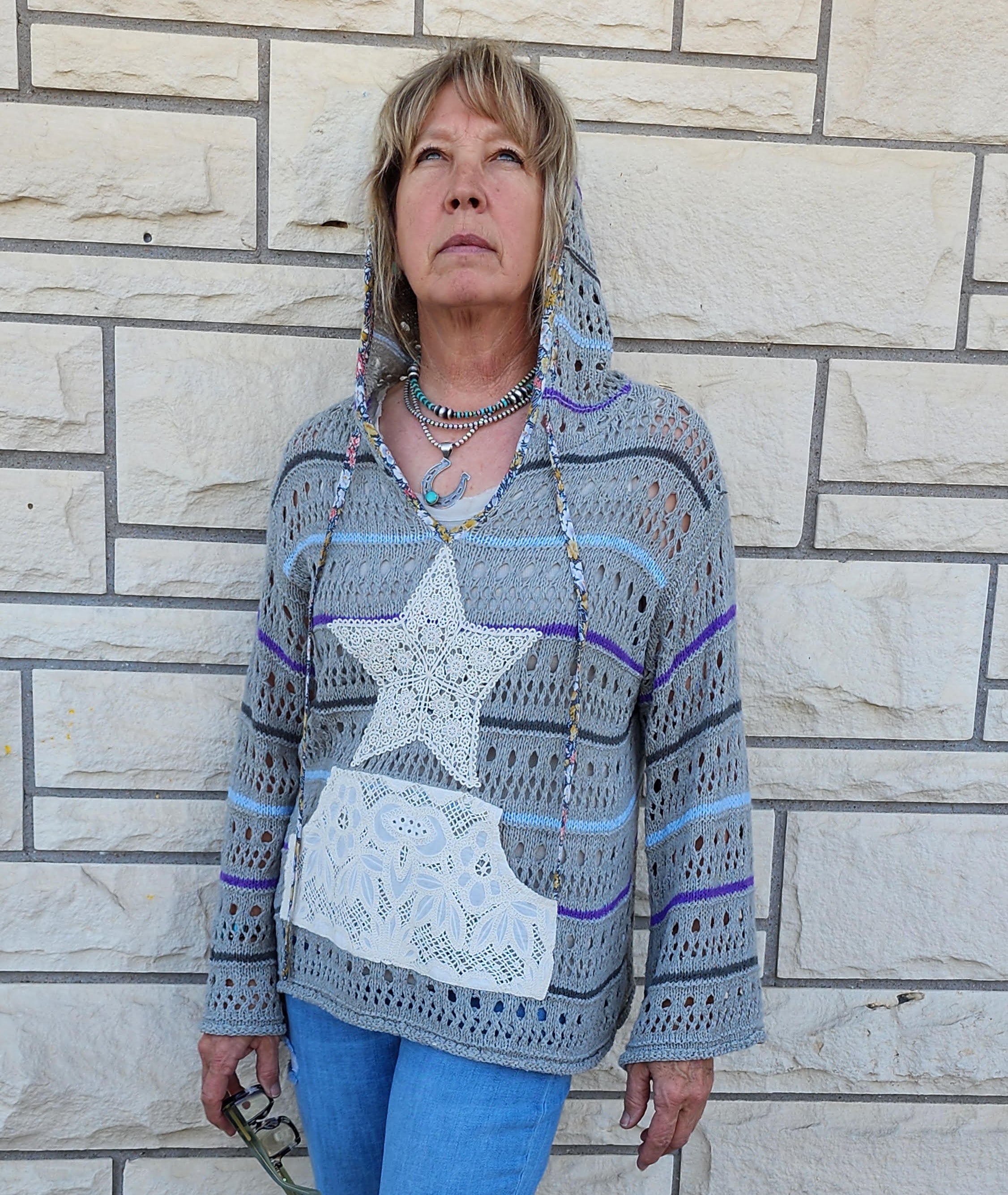 Crochet Pull-Over Blouse