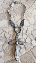 Crystal Cross Necklace