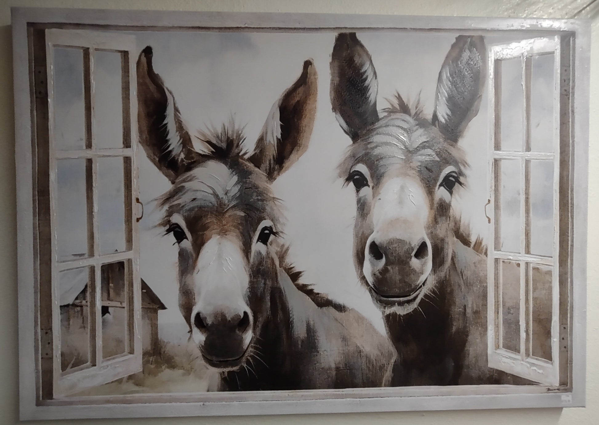 Donkey Friends Painting