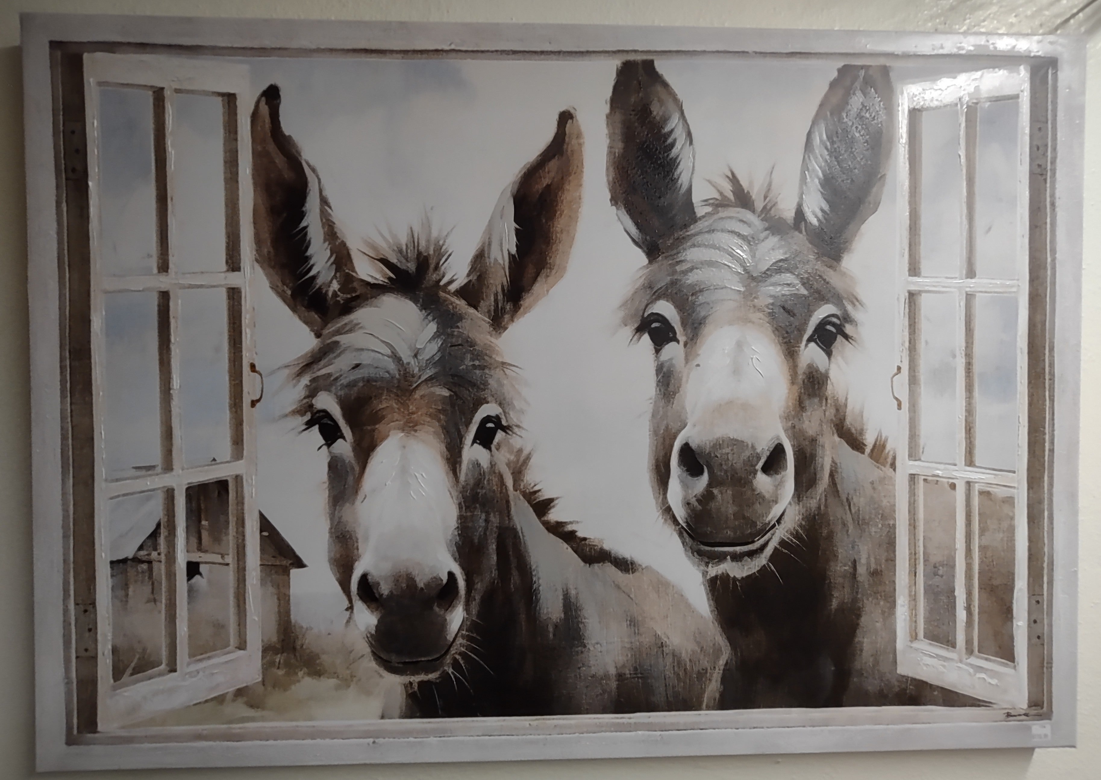 Donkey Friends Painting