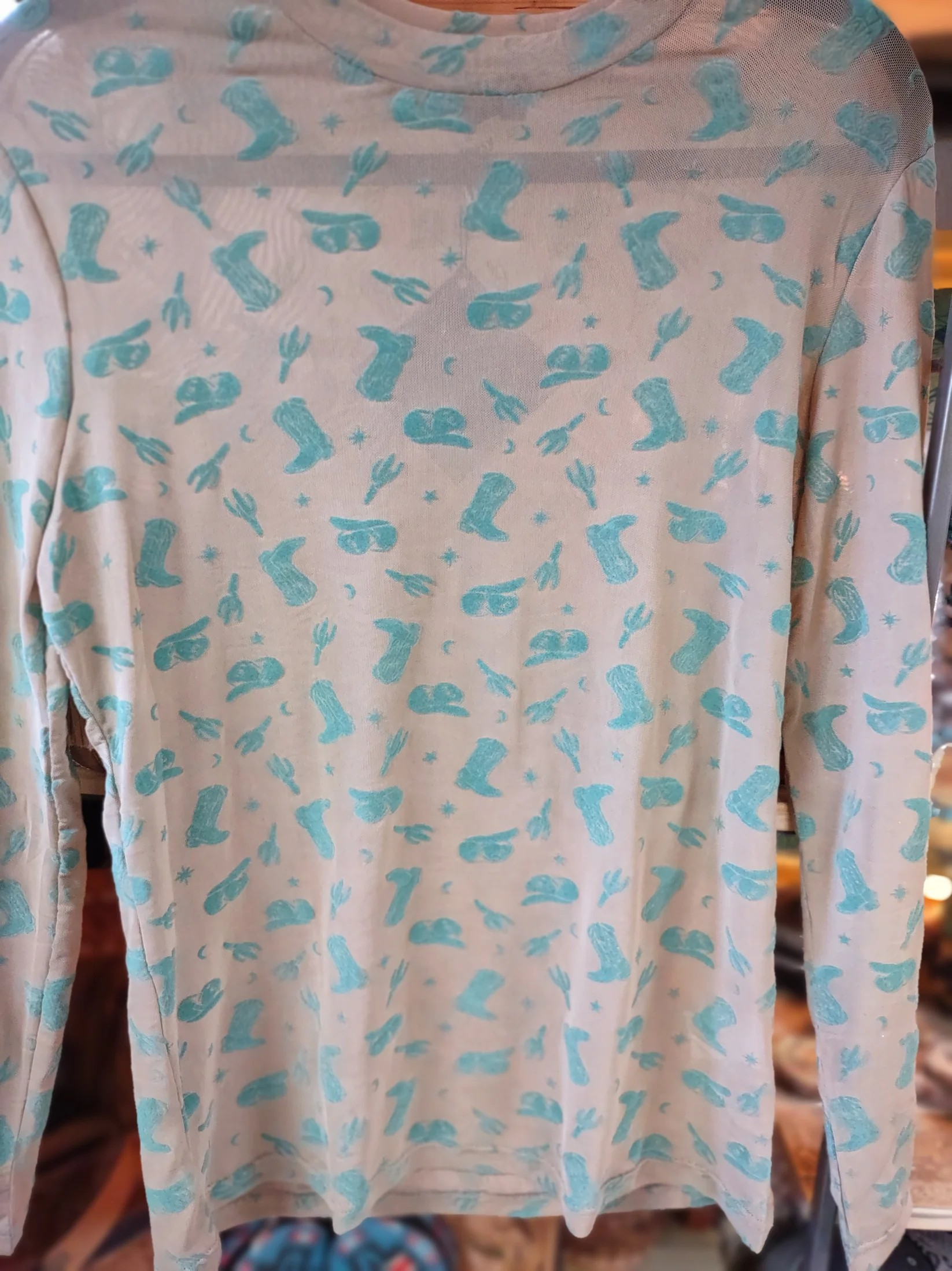 Mesh Top-Longhorns