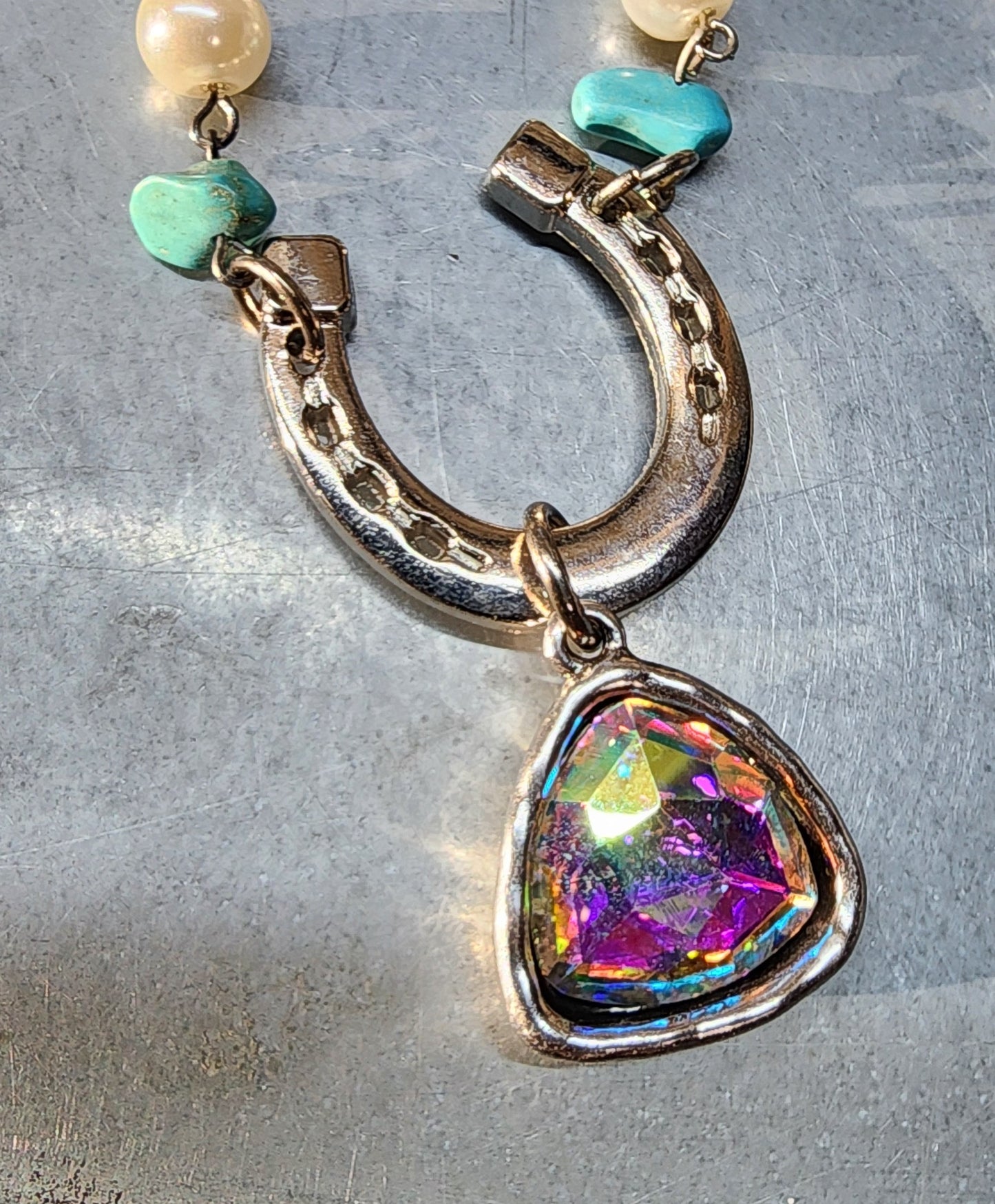 Horseshoe Pendant Necklace
