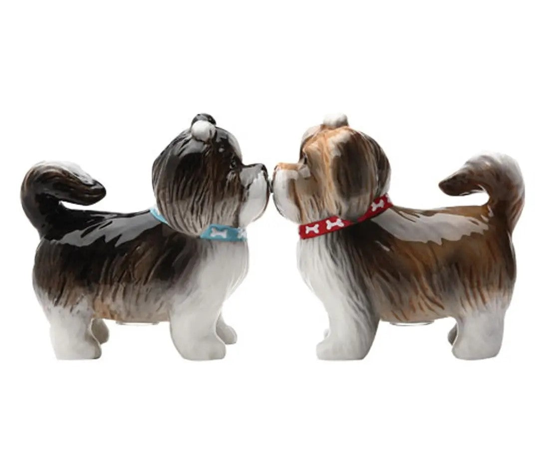 Kissing Dog Salt and Pepper Shakers