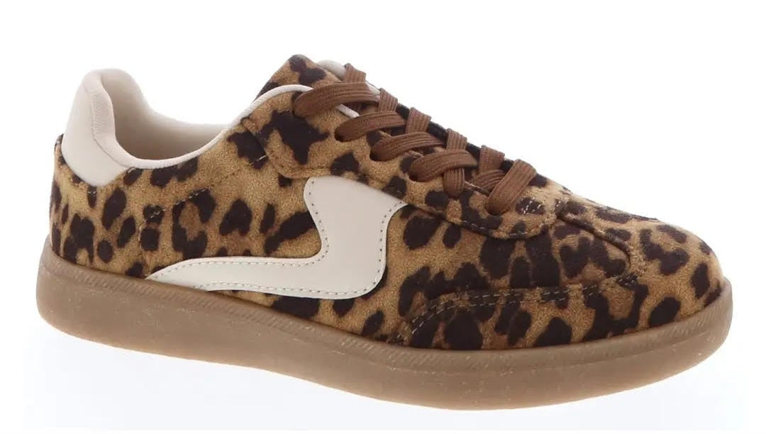 Leopard Print Tennis Shoe