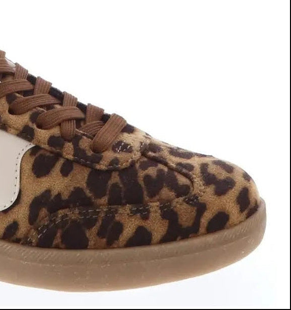 Leopard Print Tennis Shoe