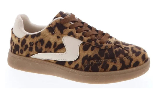 Leopard Print Tennis Shoe