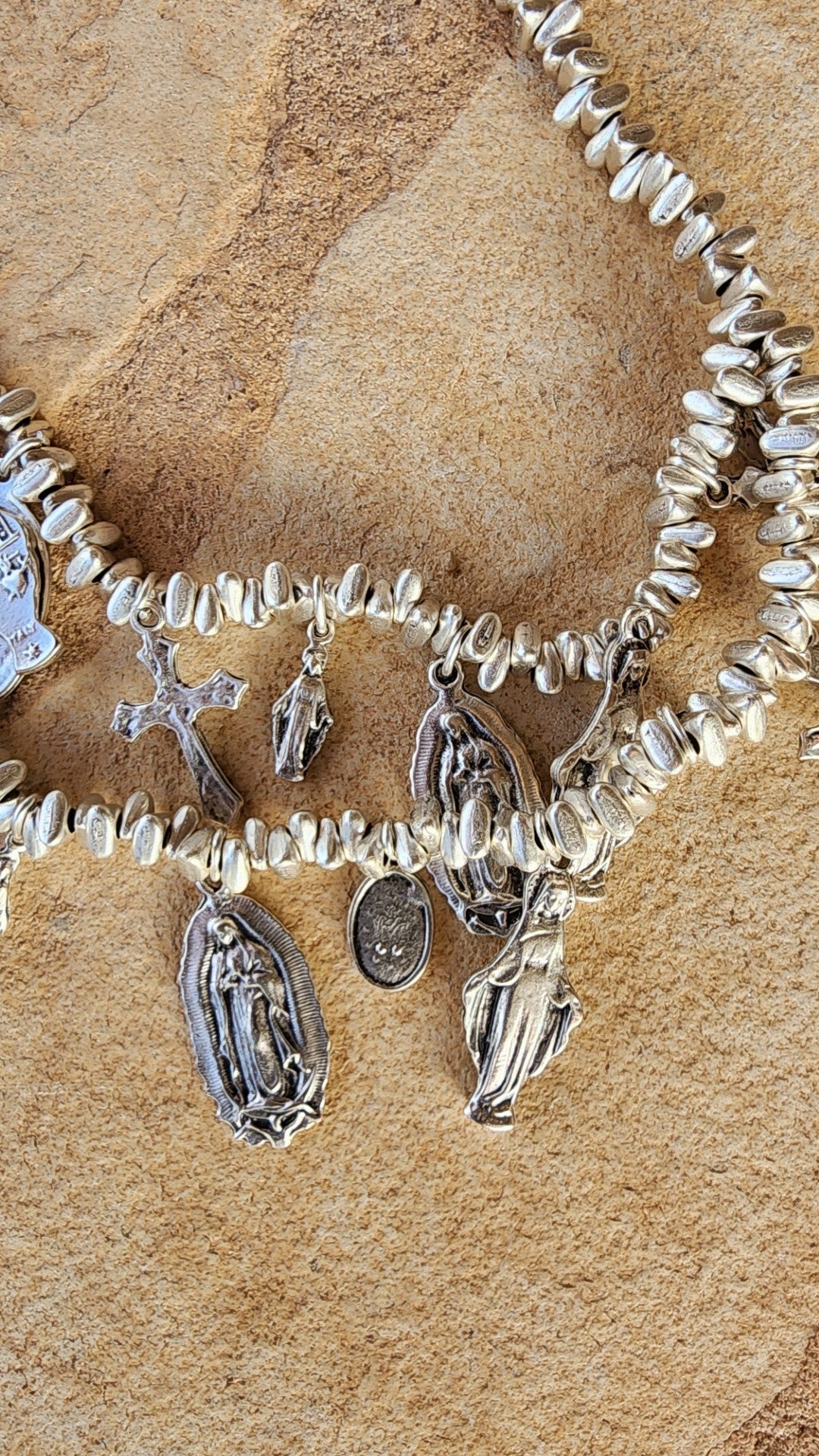 Double Strand Charm Necklace