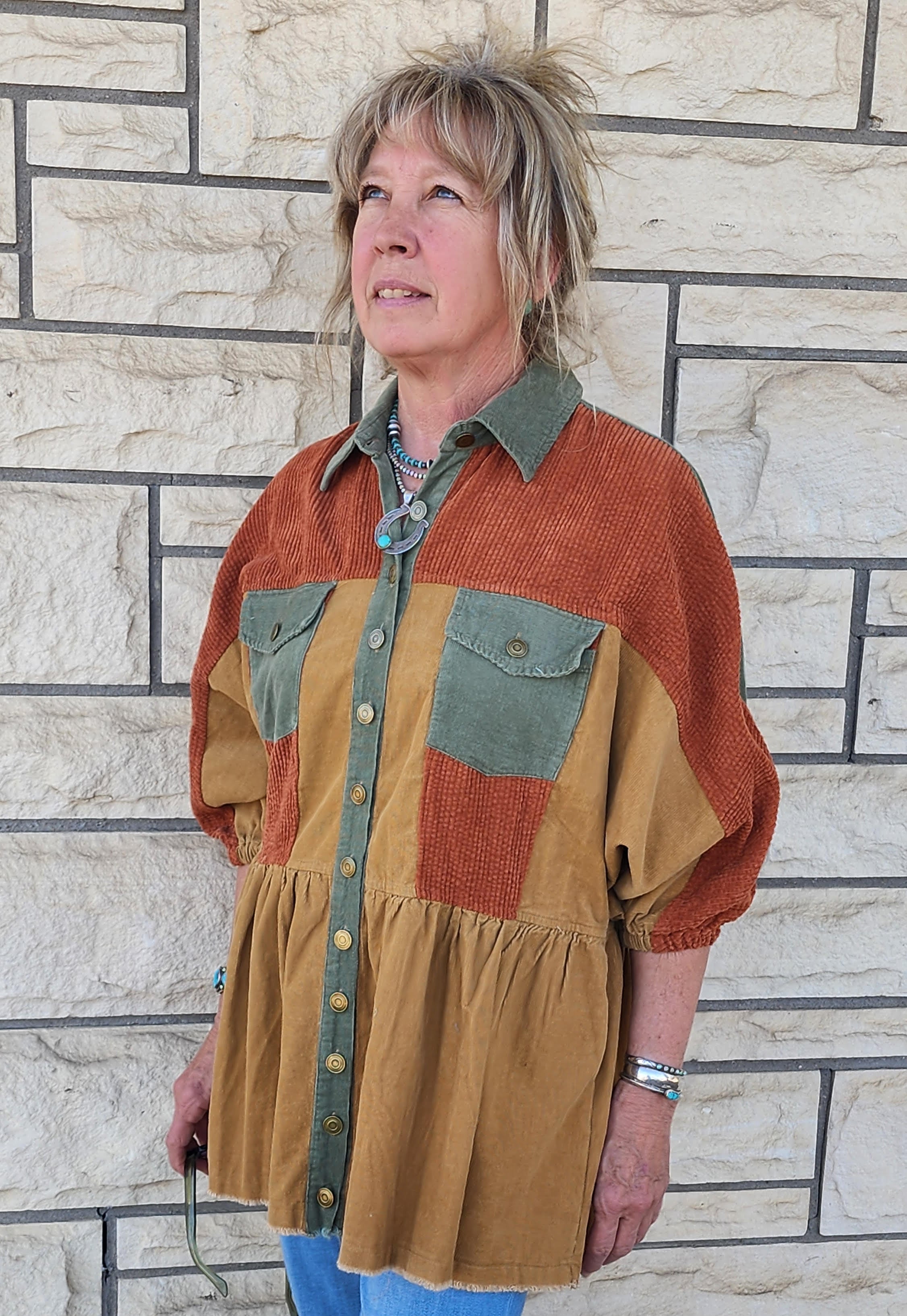 Corduroy Blouse