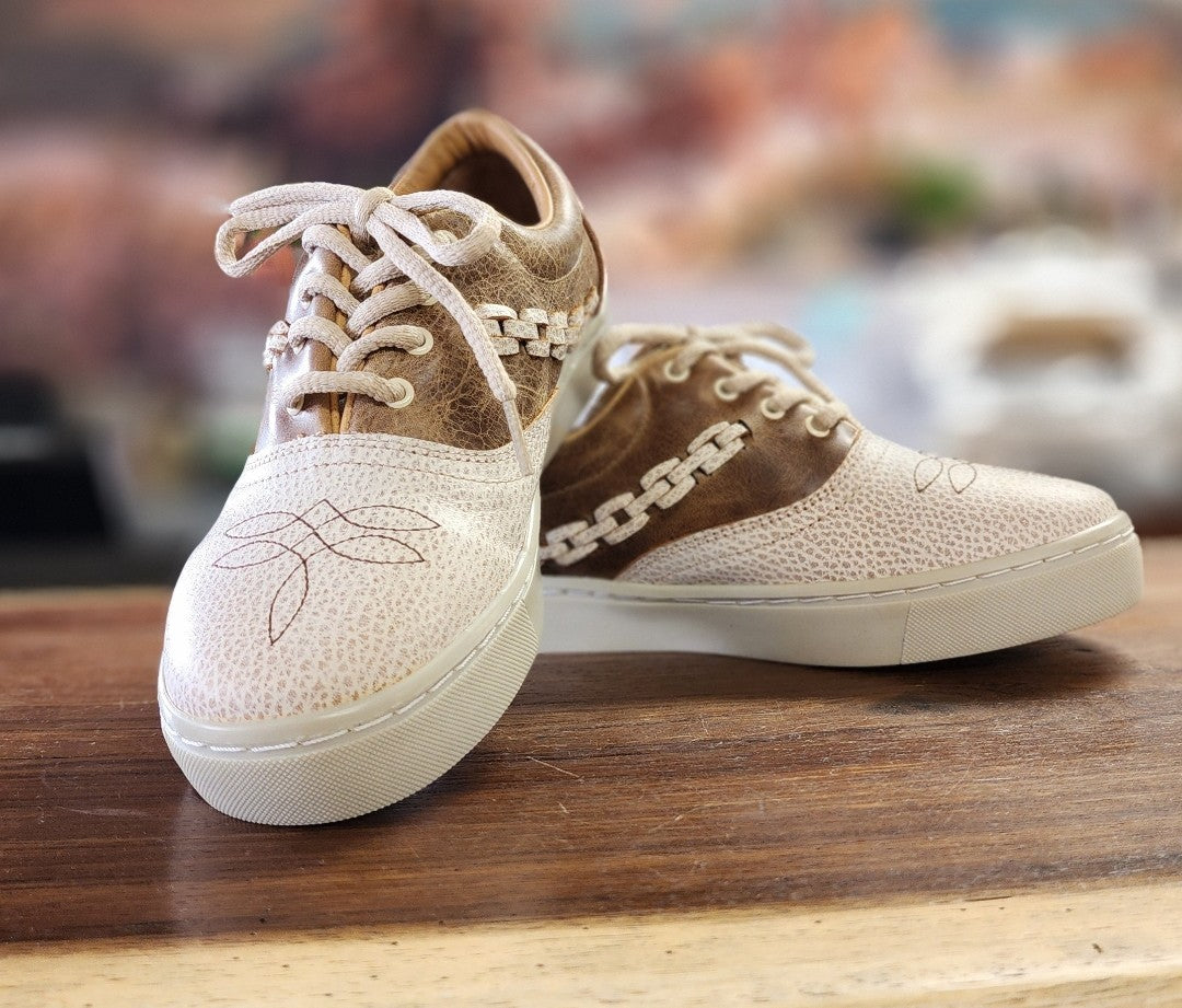 Boot Stitched Saddle Shoes