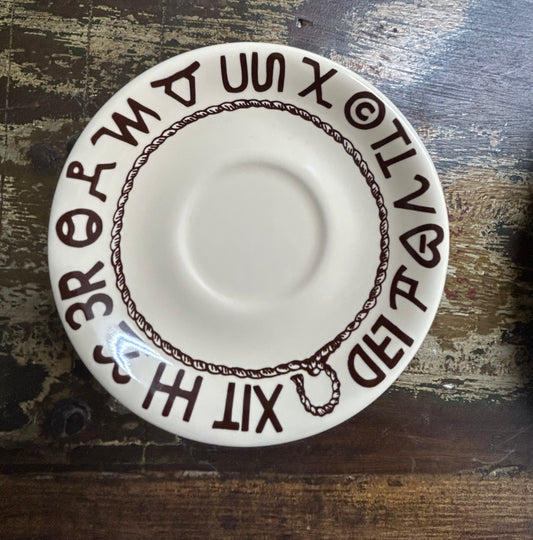 Rodeo China Saucer