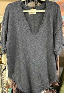 Jaded Gypsy Short Sleeve Sweater