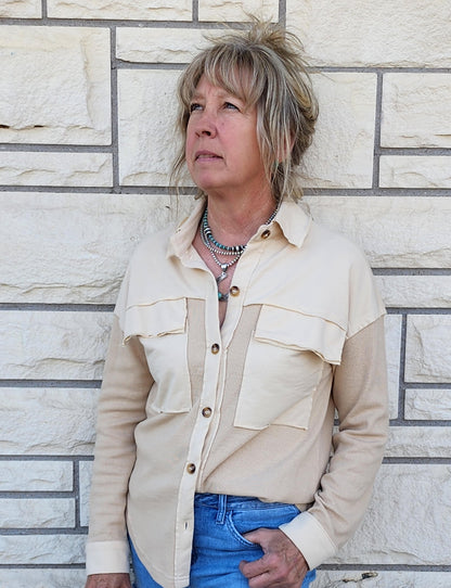 Long Sleeve Button Up Blouse