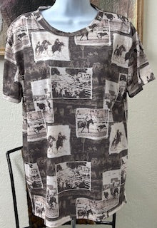 Vintage Western Photo T-Shirt