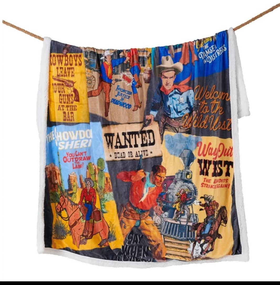 Bandit or Hero Throw Blanket