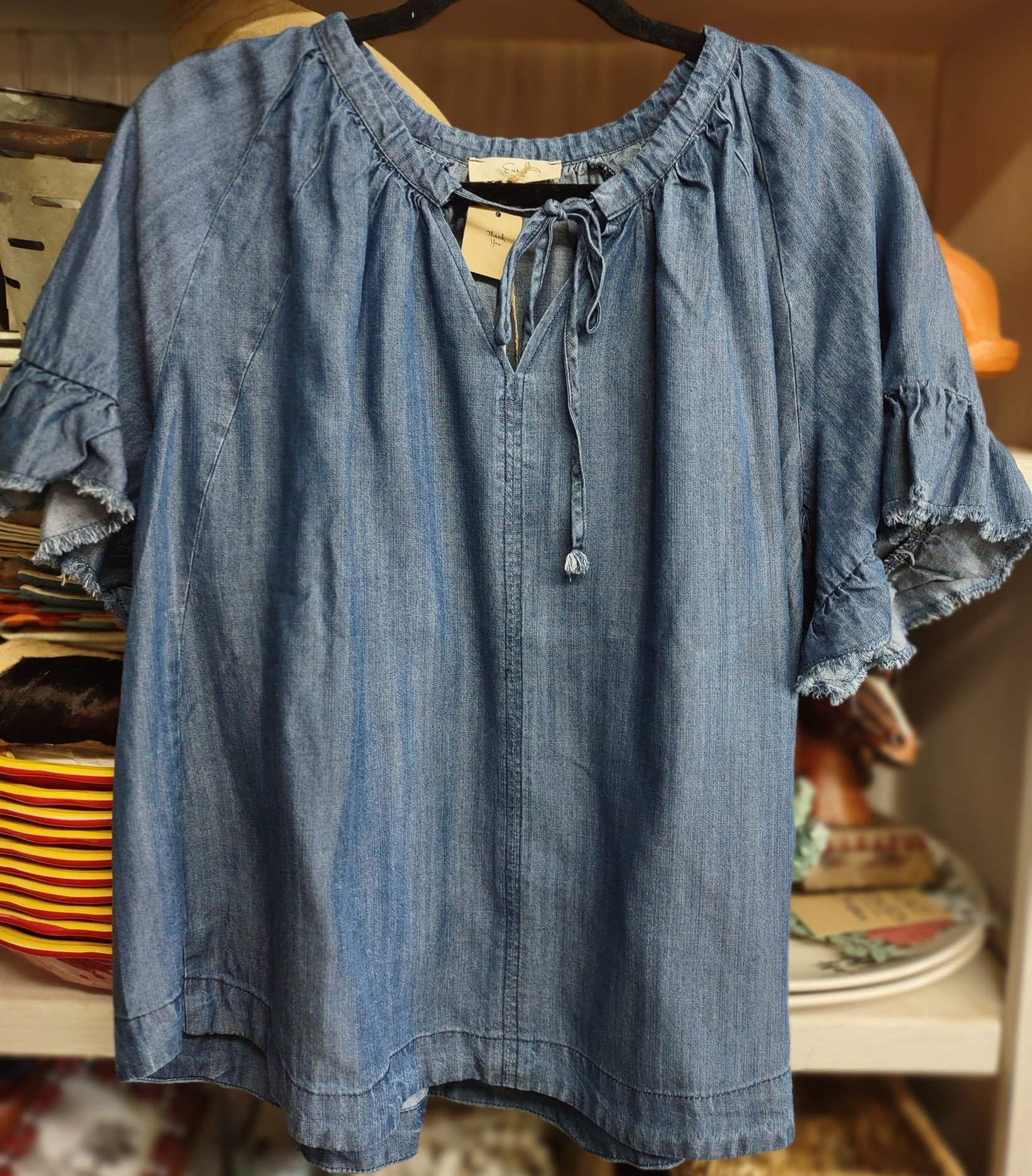 Denim Blouse
